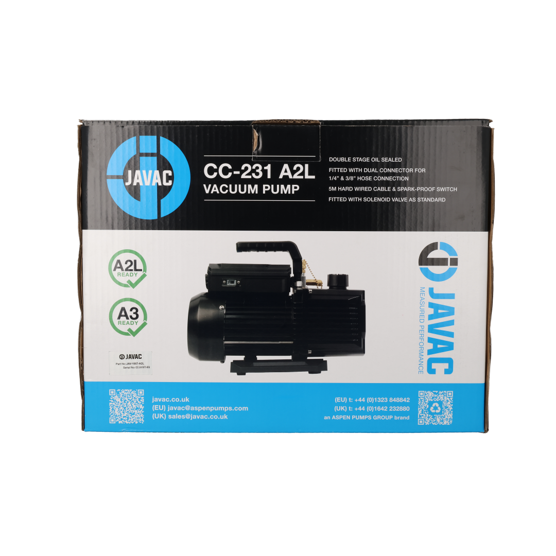 JAV-1067-A2L 8.9 CFM A2L/A3 Vacuum Pump EU | Javac | Aspen Pumps Group